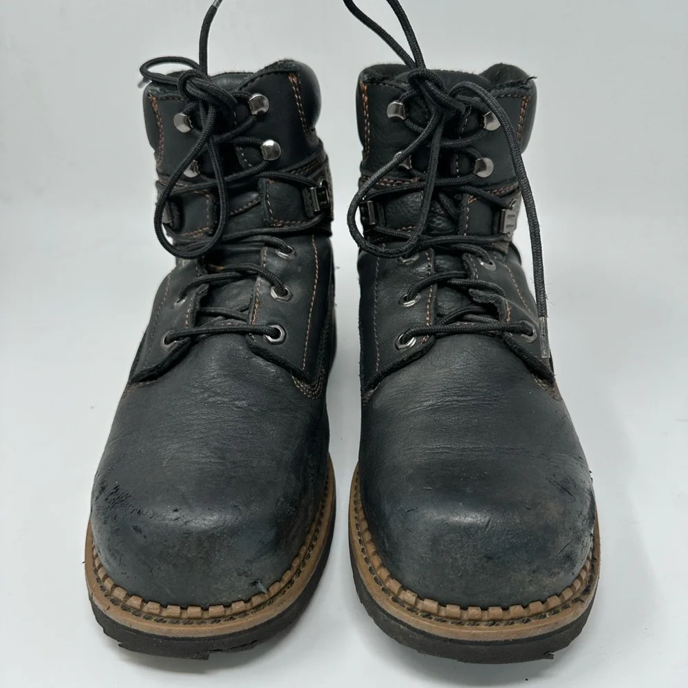 Lehigh 5160 Men's Waterproof Construction Work Steel Toe Boots Black Men's 10M